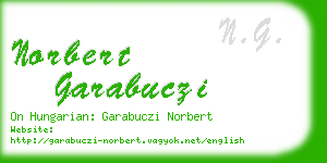 norbert garabuczi business card